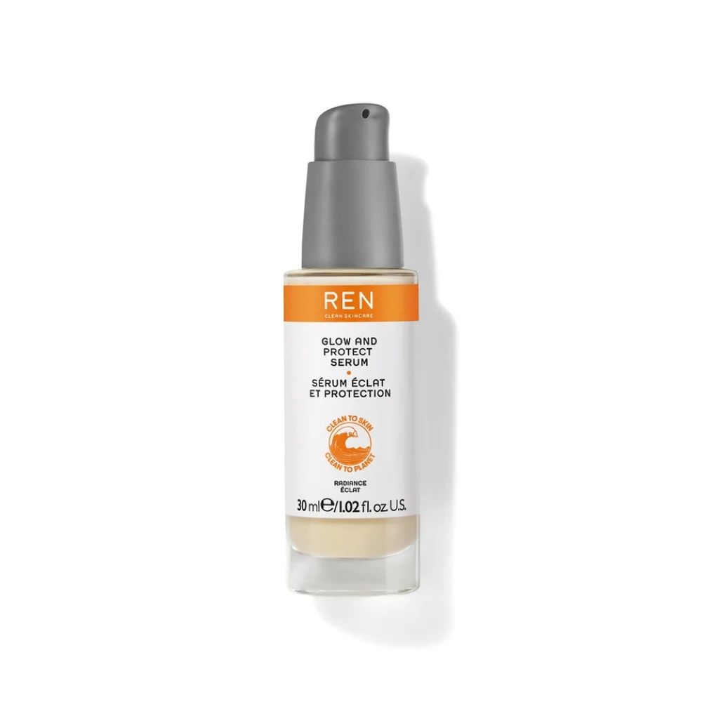 NWT REN Radiance Glow And Protect Vitamin‎ C Serum 1.02fl Oz